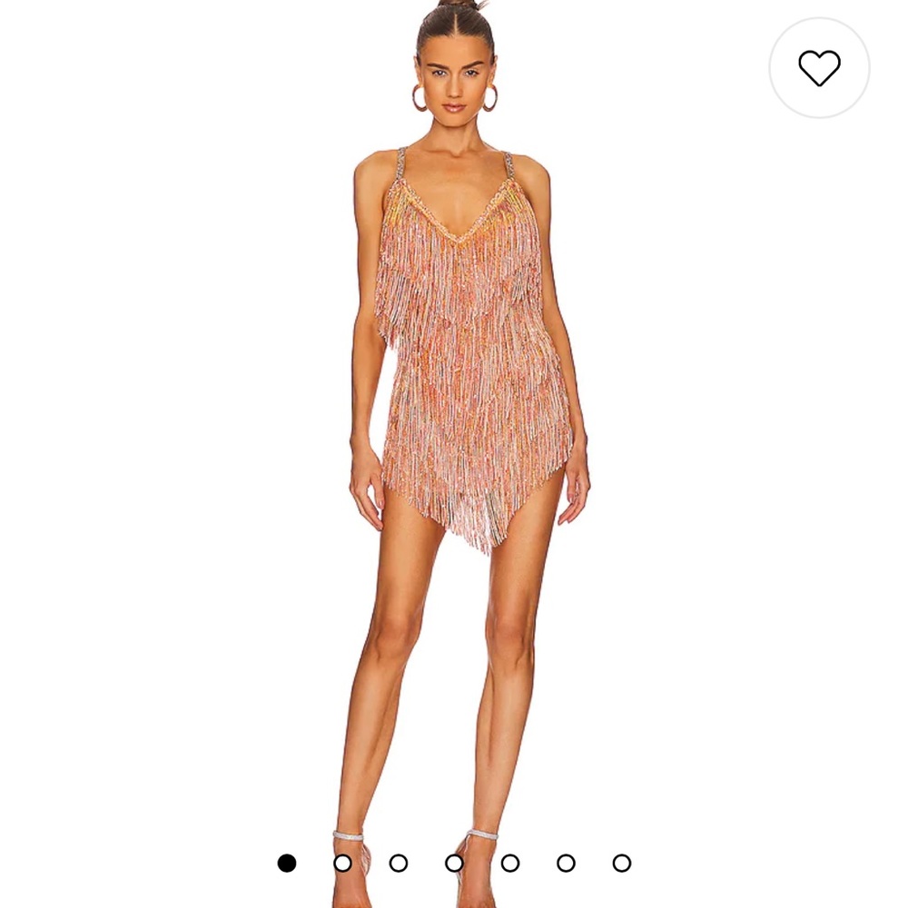 Bronx and Banco Barbie Mini Dress in Coral